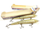 Lot of Two Rebel Jointed Minnow Walleye Color With Boxes