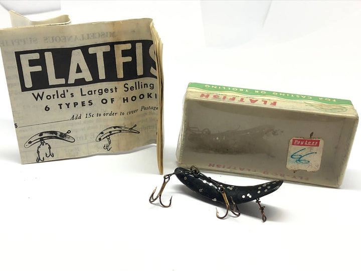 Helin Flatfish F6 BSS Black Silver Sparkles with Box