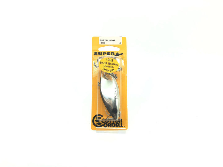 Cotton Cordell Super Spot 1992 Bass Master Edition Black Chrome Color with Card