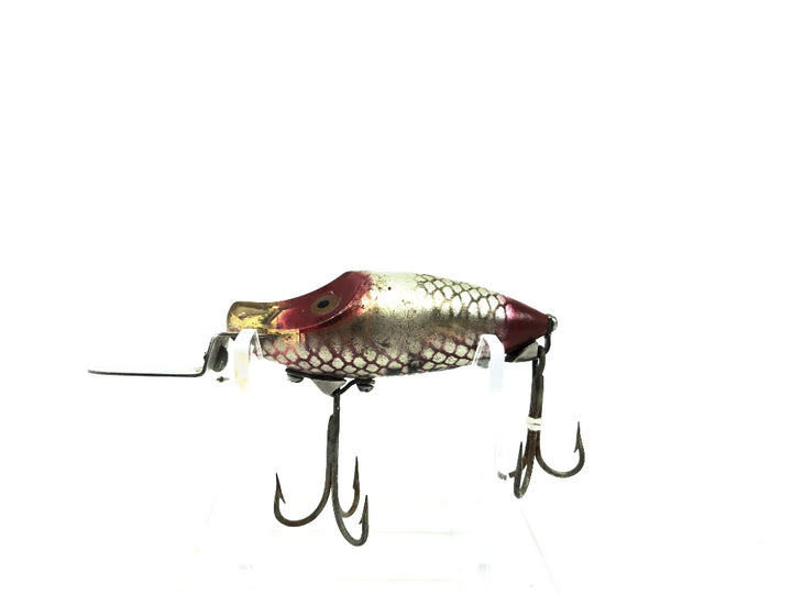 Heddon Go-Deeper River Runt 9110 FF-GR Gold Reflector Red Scale