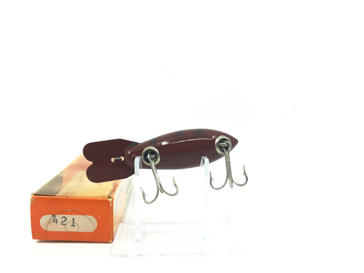 Vintage Wooden Bomber 421 Crawdad Color with Box
