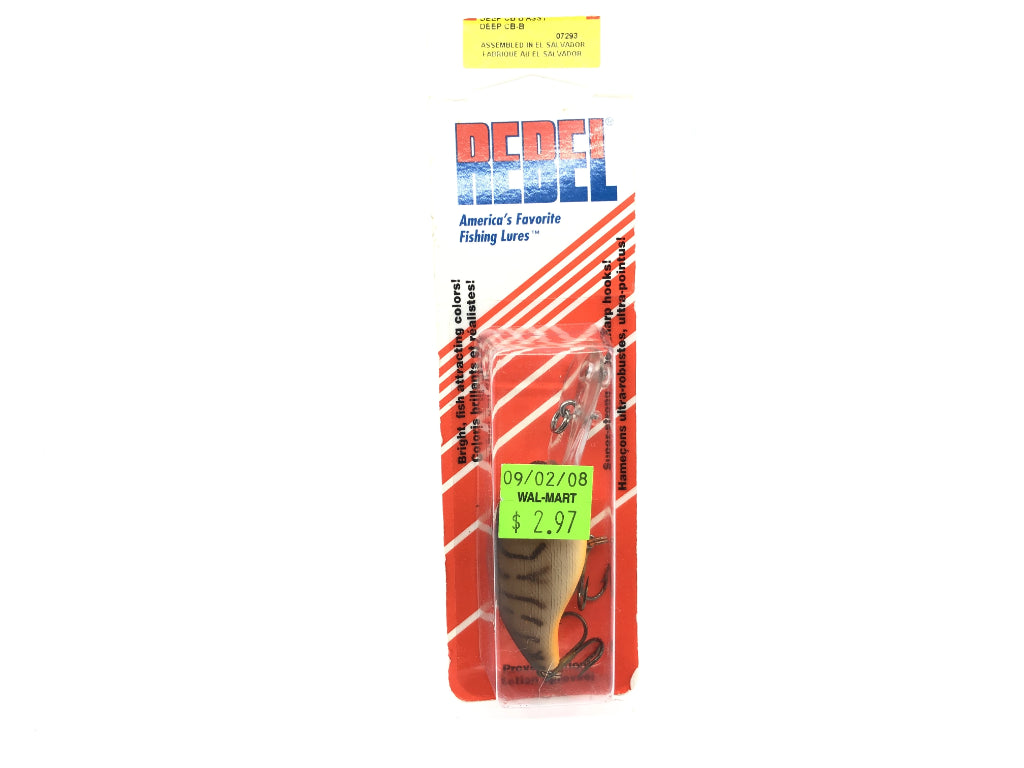 Rebel Deep Wee-R Old Brown Crawdad Color New on Card Old Stock