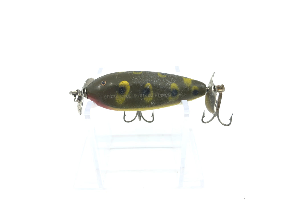 Creek Chub 9519 Spinning Injured Minnow Frog Color 9519