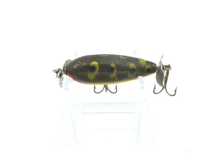 Creek Chub 9519 Spinning Injured Minnow Frog Color 9519