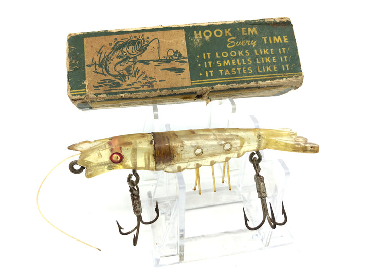 Vintage Mannings Tasty Shrimp Lure with Box