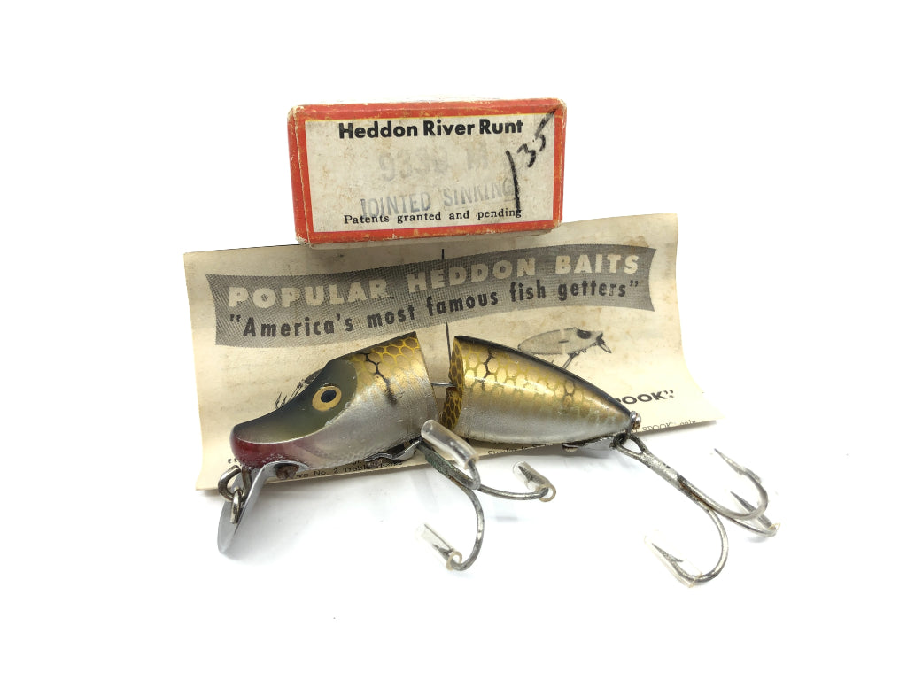 Heddon Jointed Sinking River Runt 9330 M Pike Color with Box and Insert