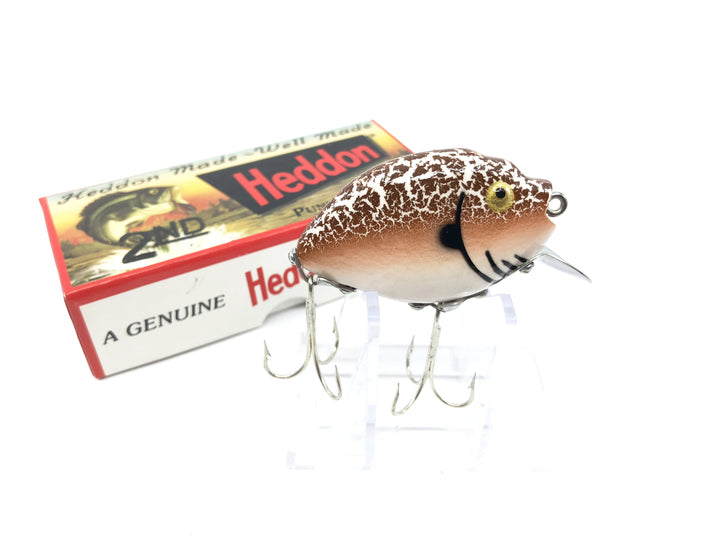Heddon 9630 2nd Punkinseed X9630WBR White Brown Crackleback Color New in Box