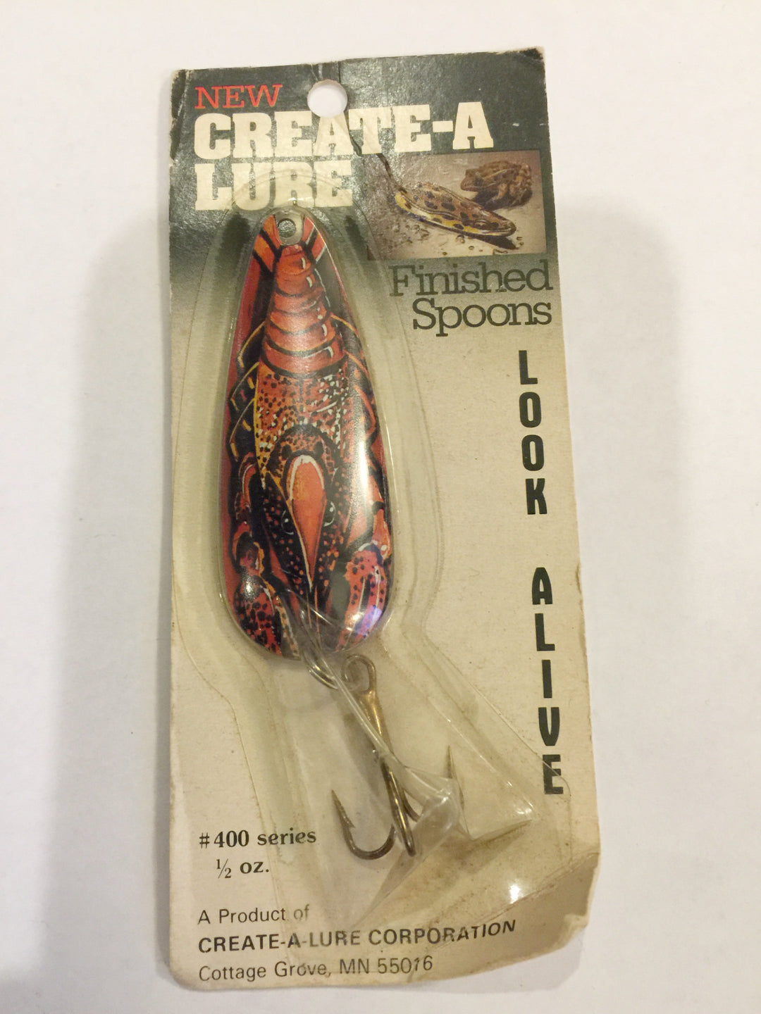 Create-A-Lure #400 Series Crawfish new on card