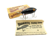 Vintage Wooden Bomber 402 Black with Box and Paper Insert