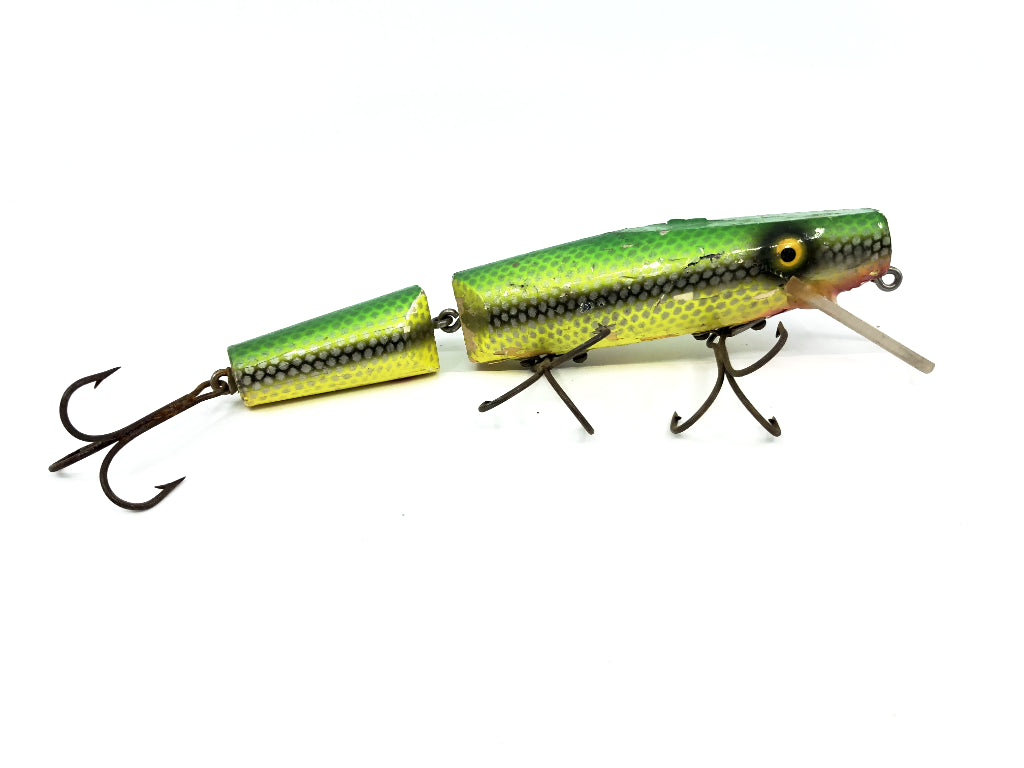 Wiley Jointed 6 1/2" Musky Killer in Lemon Lime Striper Color