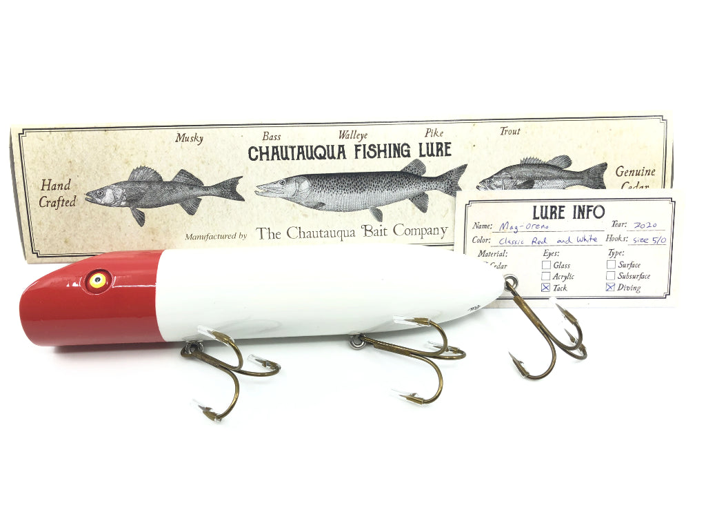 Chautauqua 8" Mag-Oreno in Classic Red and White 2020 Color