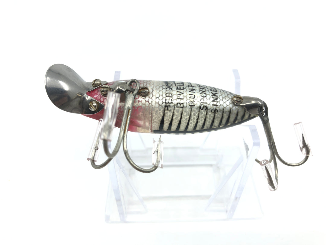 Heddon River Runt Spook Sinker Silver Shore Color Great Condition