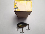 Shakespeare Dopey with Box.  Wooden lure Perch color.