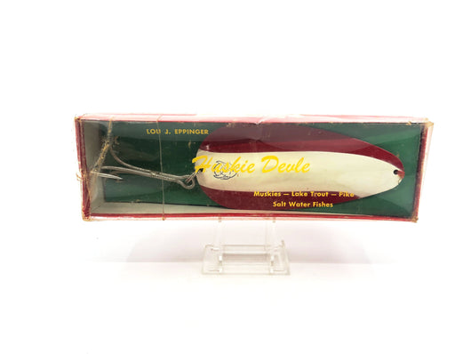 Vintage Eppinger Huskie Devle, Red/White Color in Box