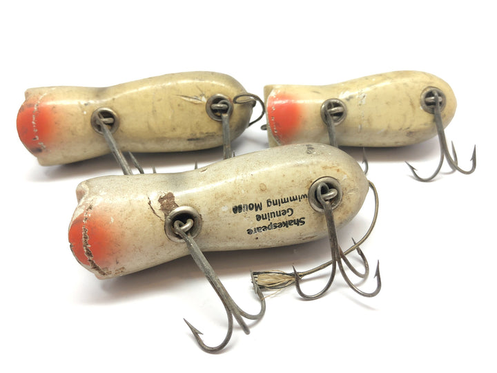 "Three Blind Mice" Lot of Three Shakespeare Swimming Mouse Lures