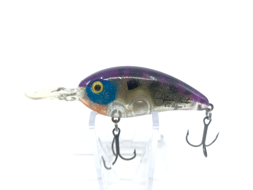 Jim Houston / Bill Dance Excalibur Fat Free Guppy Purple Color