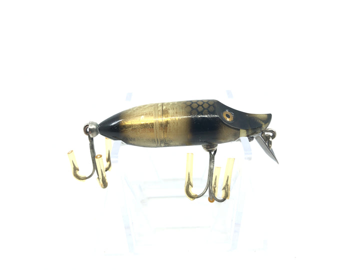 Heddon Tiny Floating River Runt Fish Flash Silver Reflector Black Scale Color FFSB