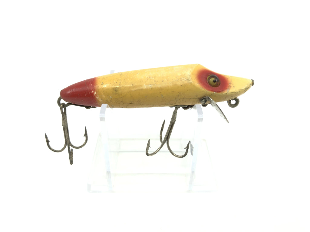 Heddon Wooden Baby Vamp Red and White Color