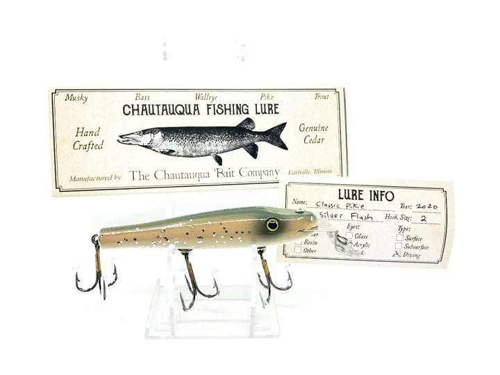 Chautauqua Special Order Classic Pikie in Silver Flash Color 2020 Marked Lip
