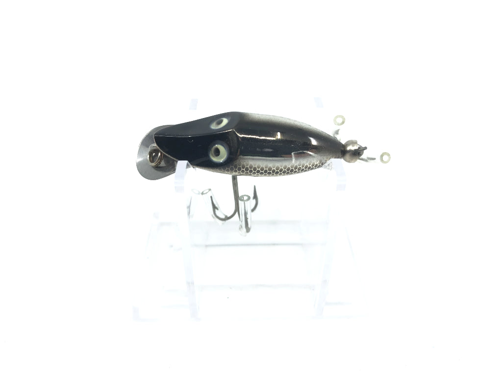 Heddon Tiny River Runt 350 NBL Black Shiner or Nickel Black Chrome Color