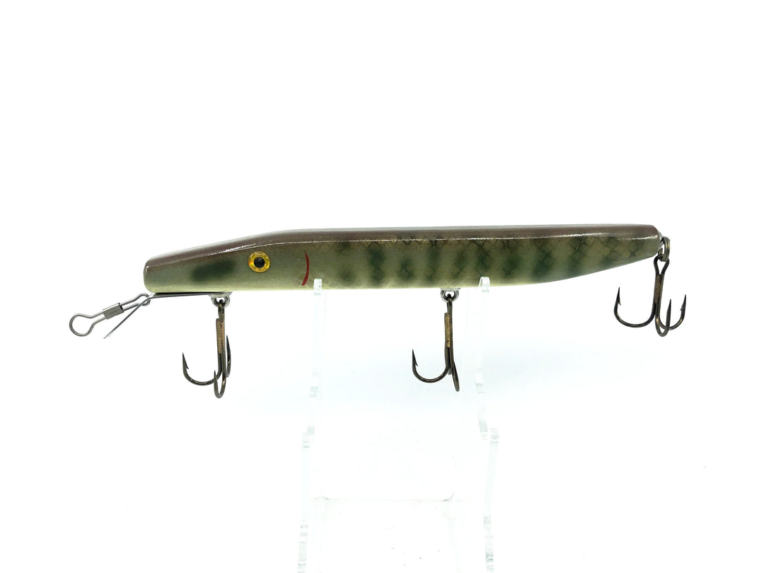 Alzbaits Straight Pikie Musky Lure, Musk Scale Finish Color