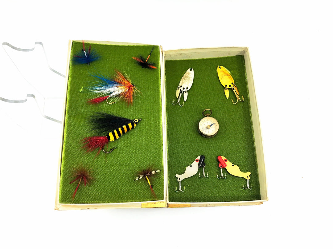 Vintage Marathon 1960 Display Book / Box with Lures