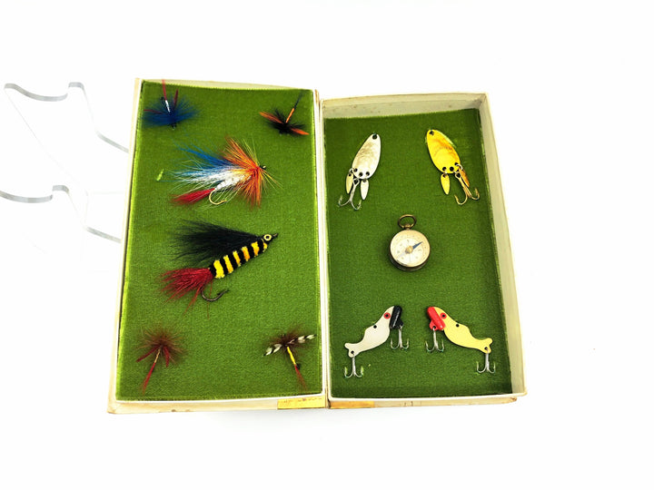 Vintage Marathon 1960 Display Book / Box with Lures
