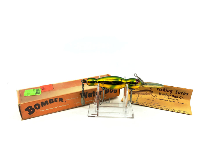 Wooden Bomber Water Dog 16ME Metagold Green Back Color with Box