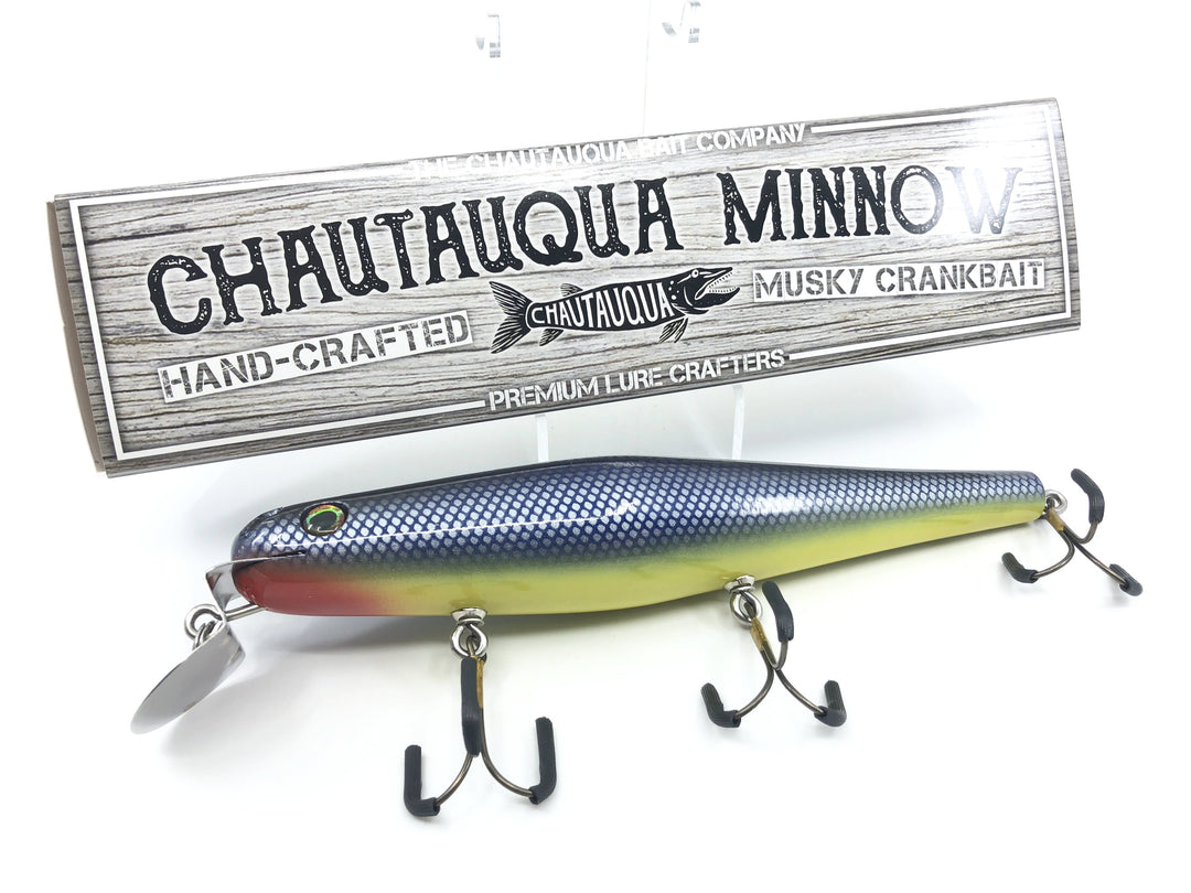 Chautauqua 8" Minnow Musky Lure Special Order Color "Purple Eel"
