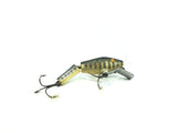 L & S Minnow Bass-Master Model 15, White/Speckled Black Ribs & Back Color, Opaque Eyes