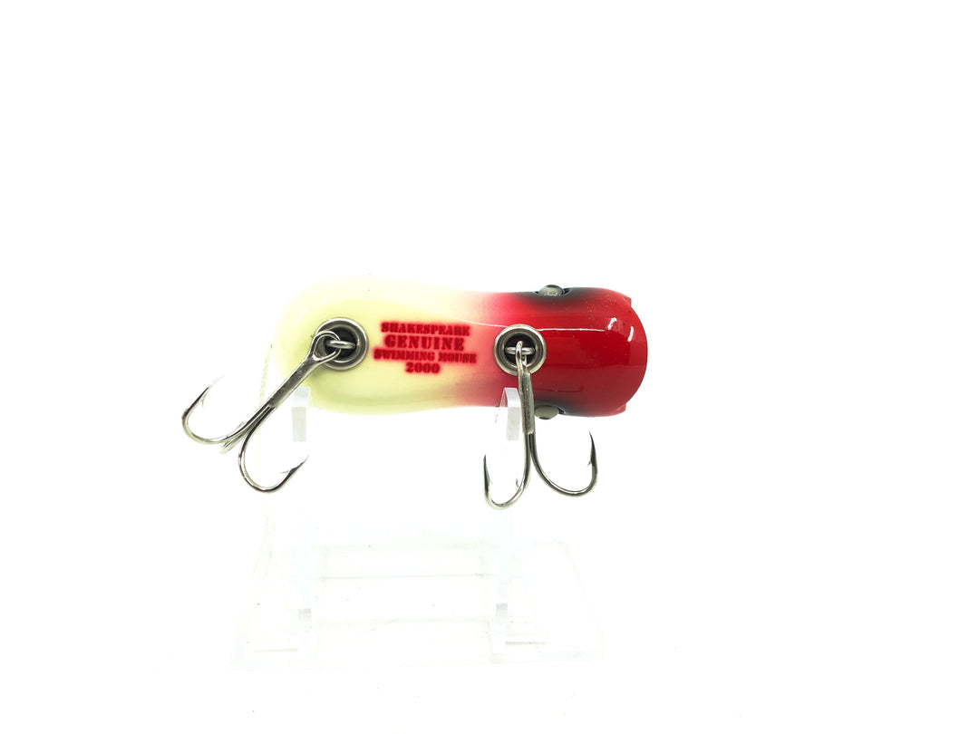 Shakespeare Swimming Mouse, 2000 Reissue, Red Head/White Color
