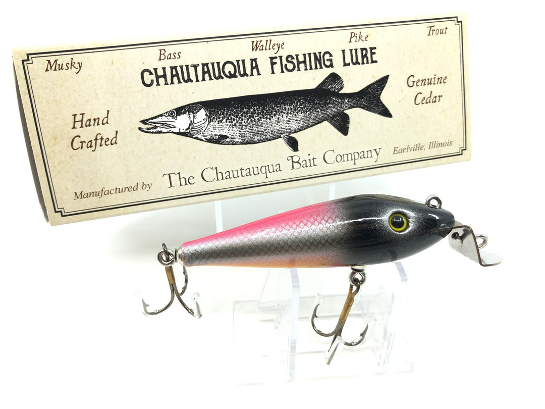Chautauqua Wooden Wiggler White Scale Color Custom Lure