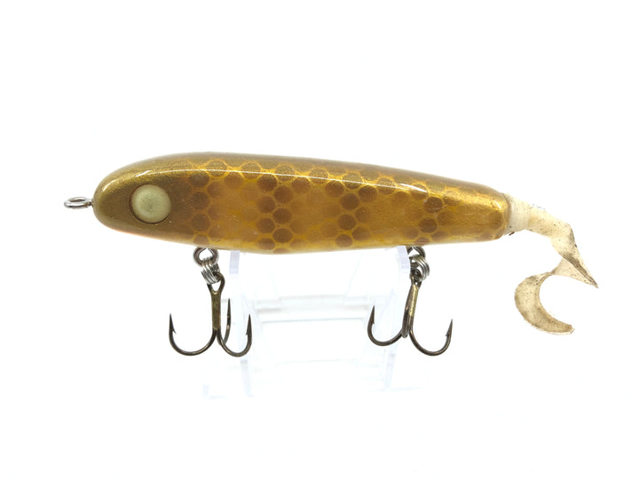 Musky Lure Walleye Color 4" Long Plus Tail