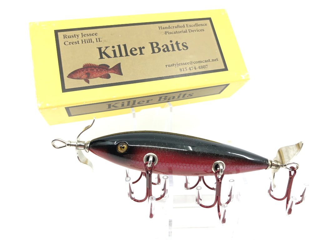 Rusty Jessee Killer Baits Model 150 Minnow in Redside Black Color 2014