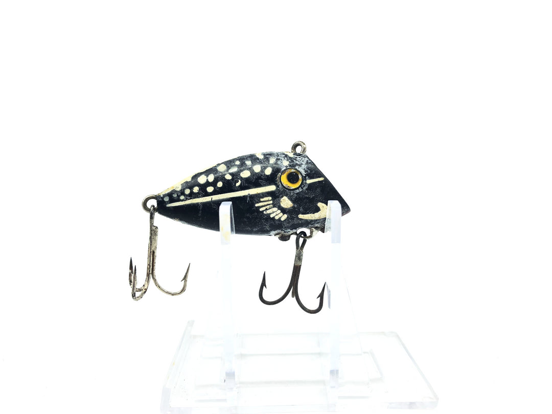 Pico Perch Type Lure Black White Dots Color
