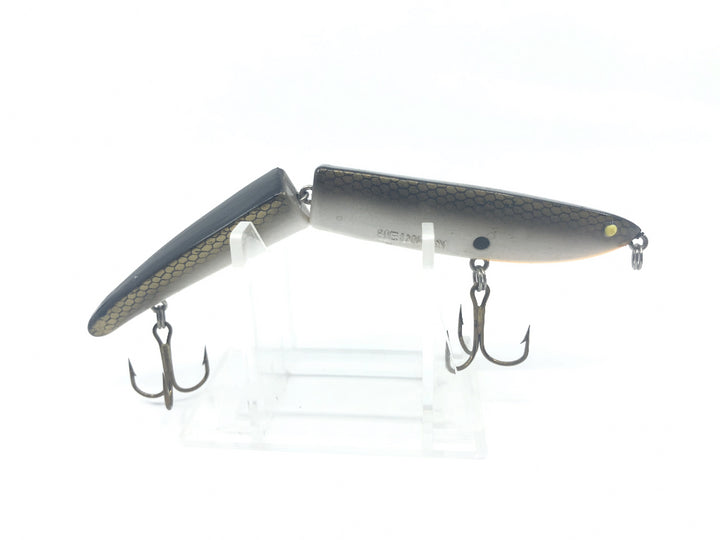 Heddon Zaragossa White With Black Back and Gold Scale Color