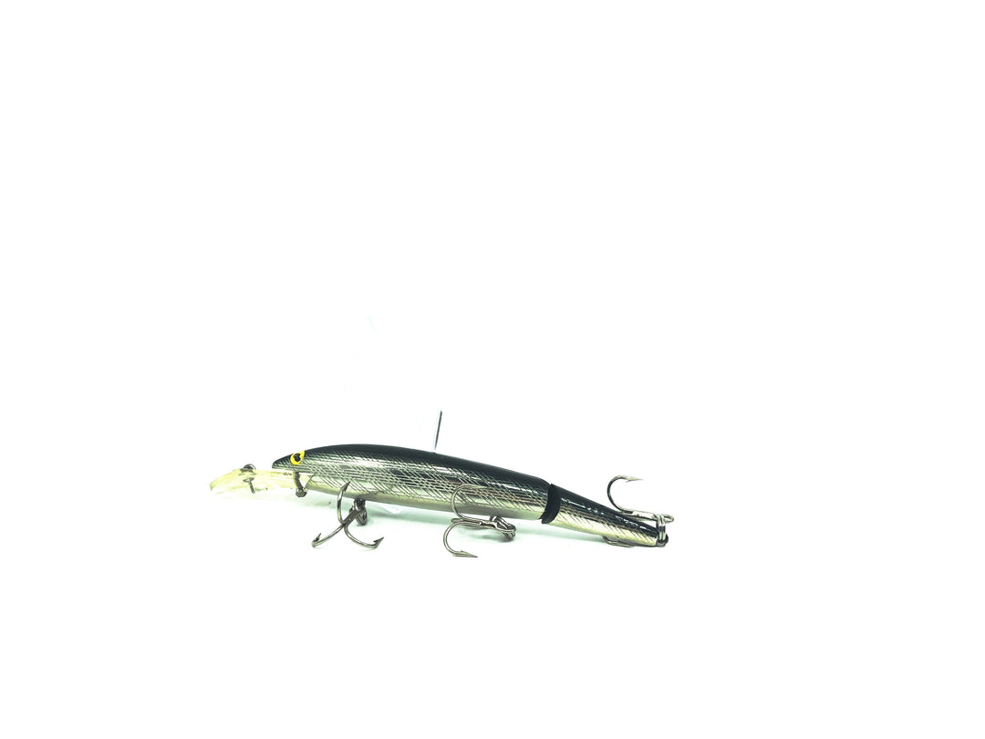 Rebel Fastrac Jointed Minnow Silver/Black Back Color