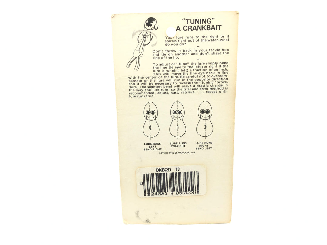 Bagley DKB2 DREDGE DKB2D-TS  Tennessee Shad Color New on Card Old Stock Florida Bait