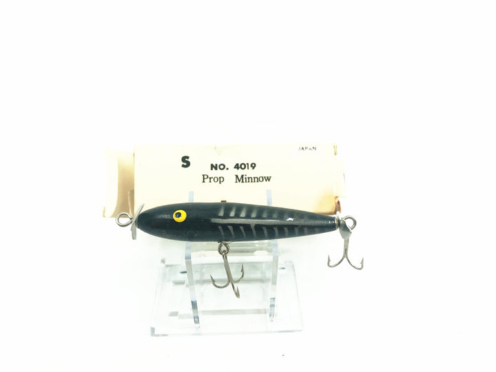 Dura-Pak Famous Lures, Prop Minnow 4019 S Black Shore Color