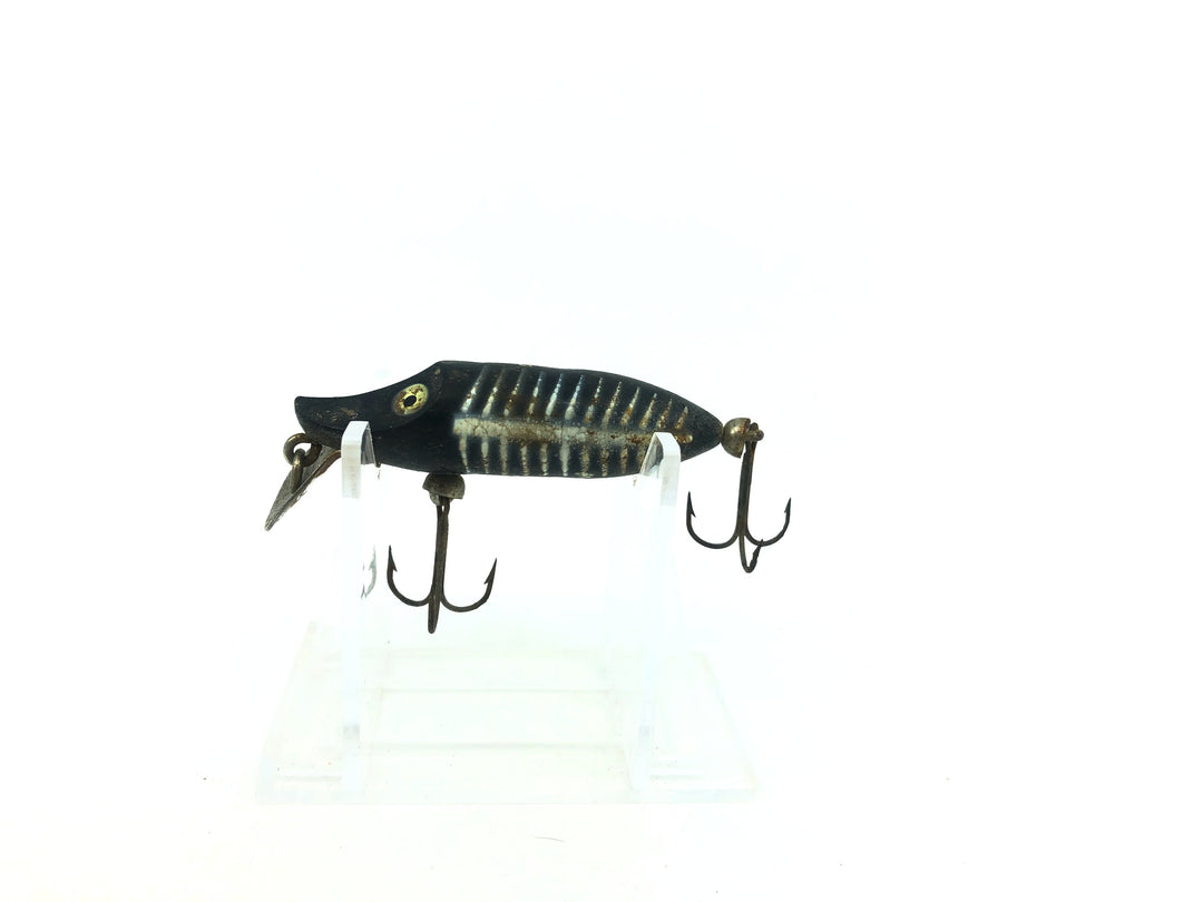 Heddon Tiny Floating River Runt Spook 340 XBW Black Shore Color