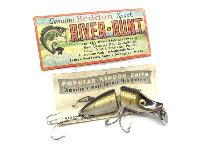 Heddon Jointed Sinking River Runt 9330 M Pike Color with Box and Insert