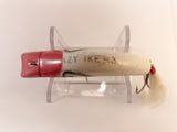 Lazy Ike-2 Red and White with Buck Tail
