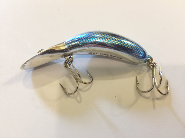 Heddon Tadpolly Clatter Tad Blue Silver Scale Pattern