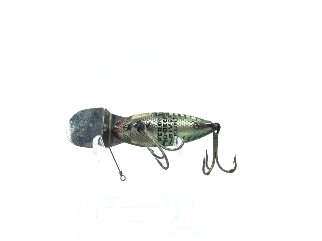 Heddon Go-Deeper River Runt Spook D9010 XRG Green Shore Minnow Color