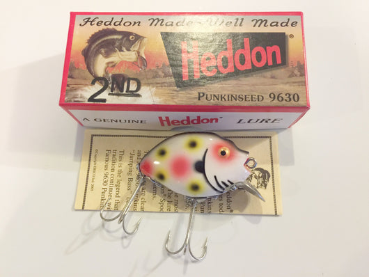 Heddon 9630 2nd Punkinseed S Spotted Strawberry Color New in Box