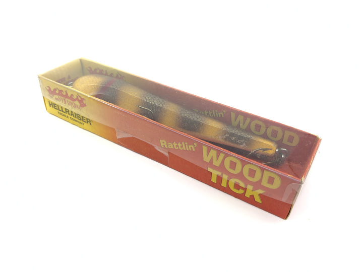 Hellraiser Wood Tick Musky Lure 7" Perch Walleye Color New in Box Old Stock