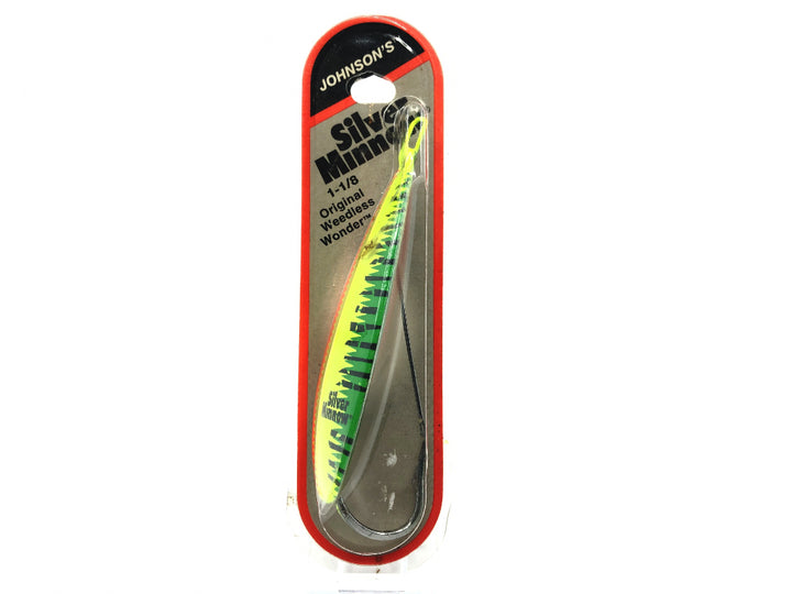 Johnson's Silver Minnow Fire Tiger New on Card
