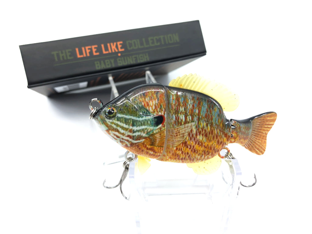 Mother Nature Lure Swimbait Baby Sunfish Series Pumpkinseed Color New in Box