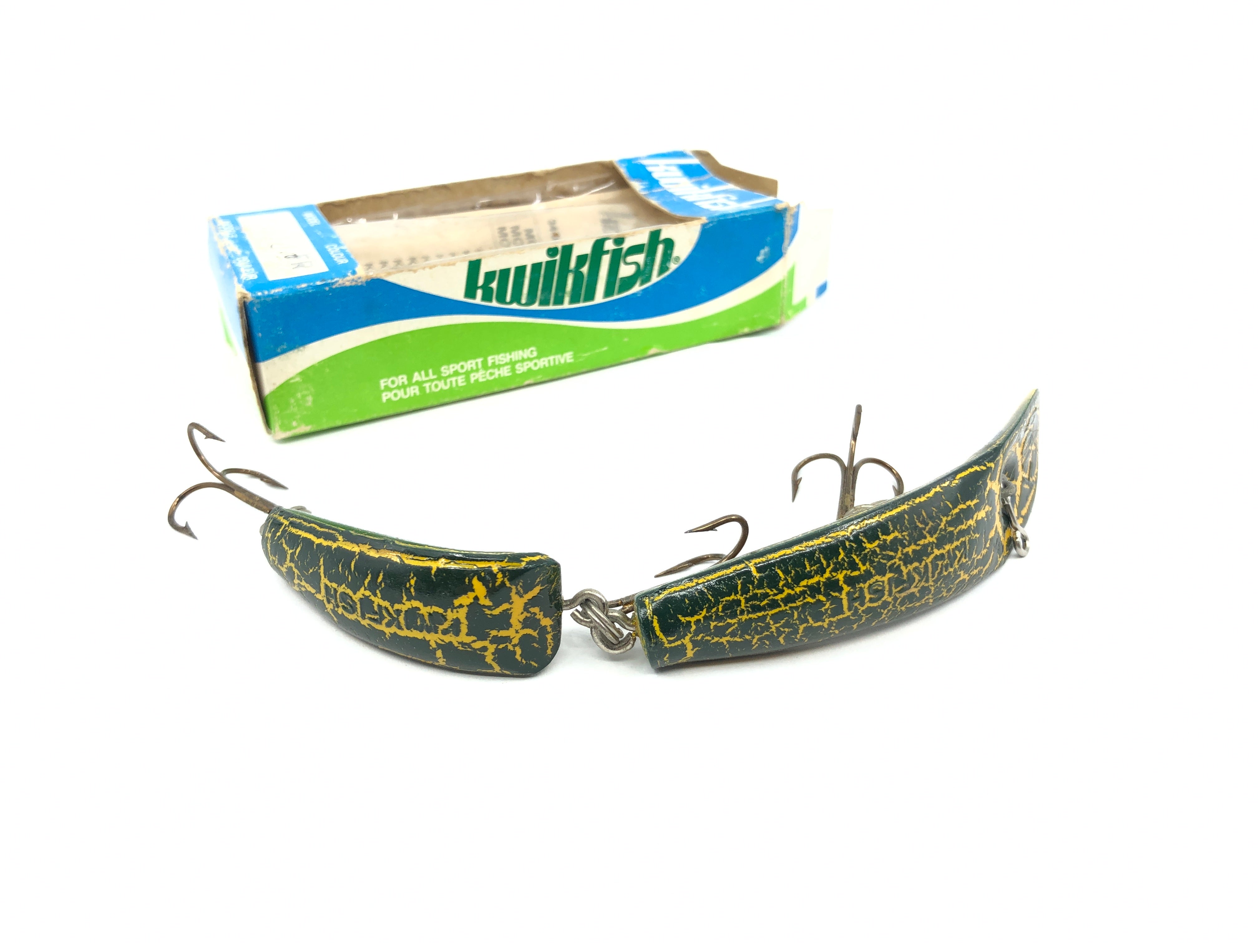 Kwikfish Jointed K10J FR Color Frog New in Box Old Stock Rough Box – My ...