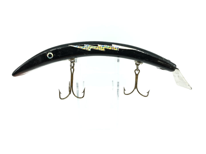 Grim Reaper Sickle Musky Lure Black Lightning Bolt Color